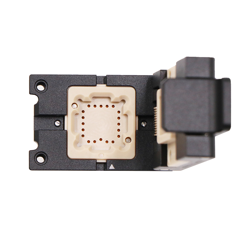 LCC20pin芯片测试座socket—LCC芯片测试夹具