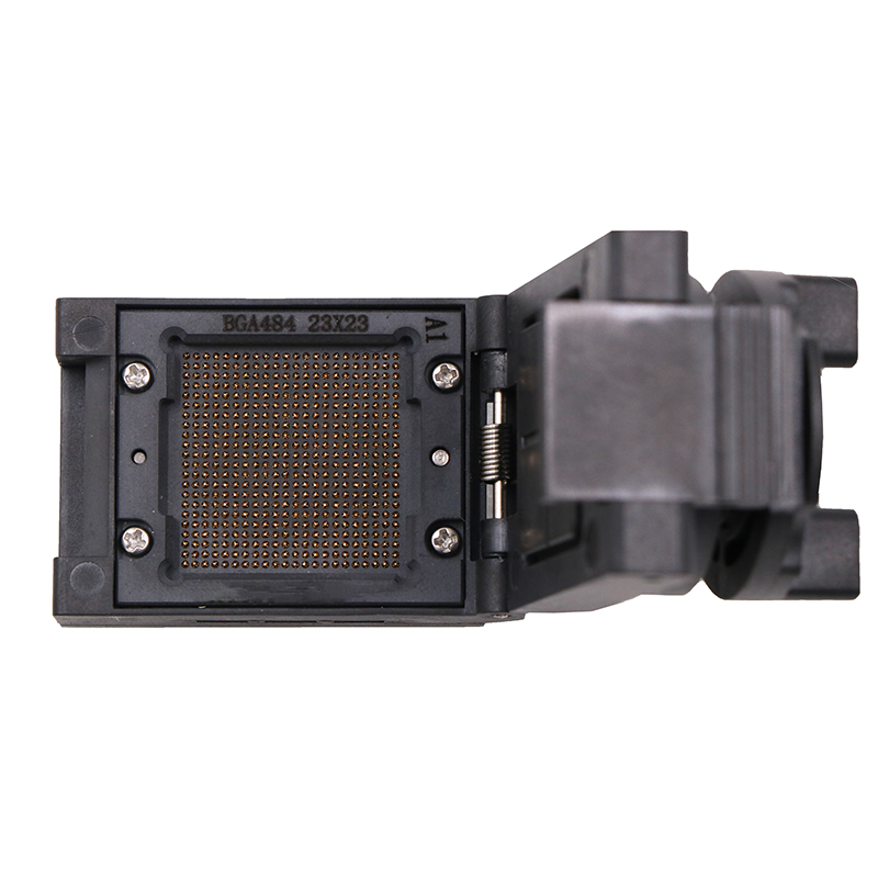 BGA484pin芯片测试座socket—bga芯片测试夹具