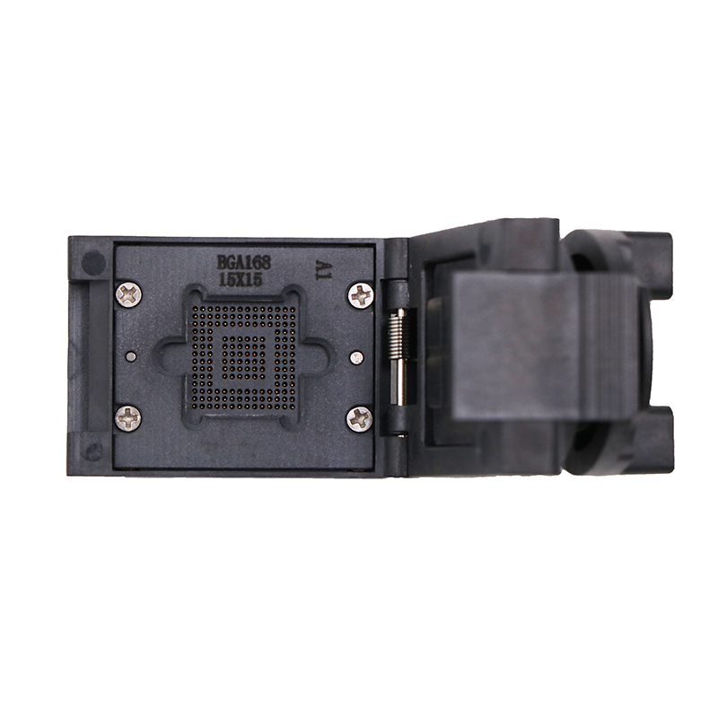 BGA168pin芯片测试座socket—bga芯片测试夹具