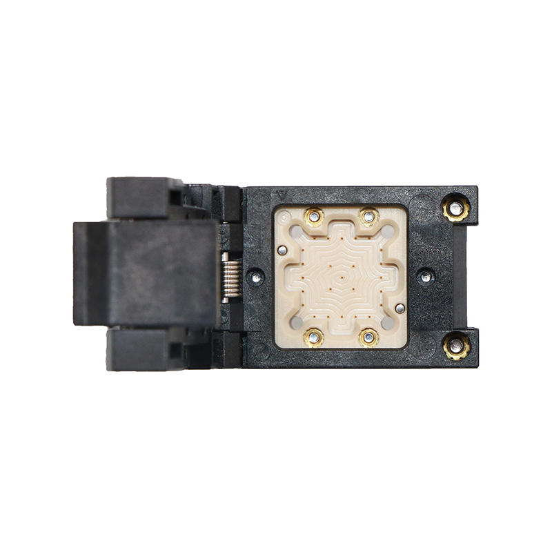 QFN20pin芯片测试座socket—QFN芯片测试夹具