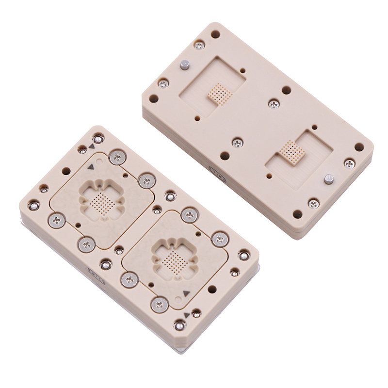 定制LGA42(下针31PIN)-0.7mm ATE双工位测试座-LGA芯片测试socket