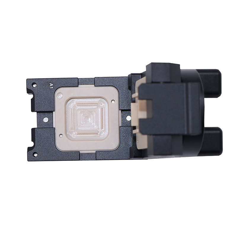 定制QFP80pin-0.4mm芯片测试座-QFP芯片测试socket